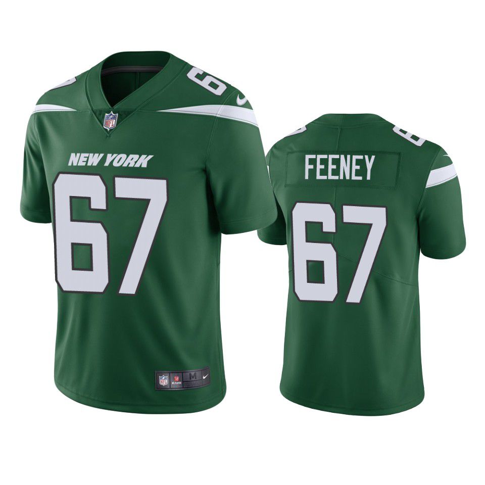 Men New York Jets #67 Dan Feeney Nike Gotham Green Limited NFL Jersey->new york jets->NFL Jersey